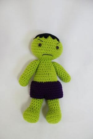 Peluche tejido “Hulk”